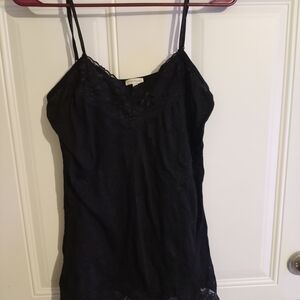 Maurices Black Lace Trim Camisole
